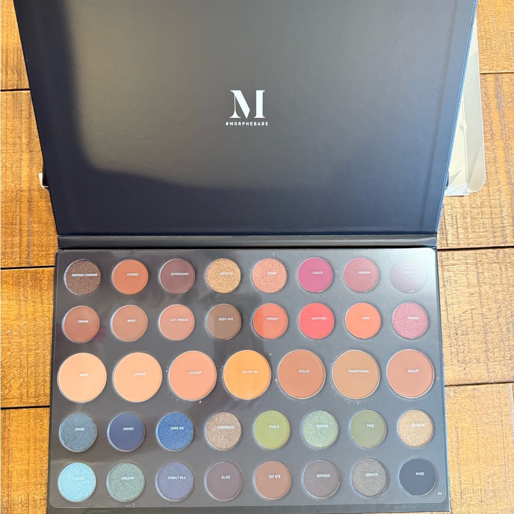 NIB Morphe 39A Dare to Create Artistry Eyeshadow Palette
